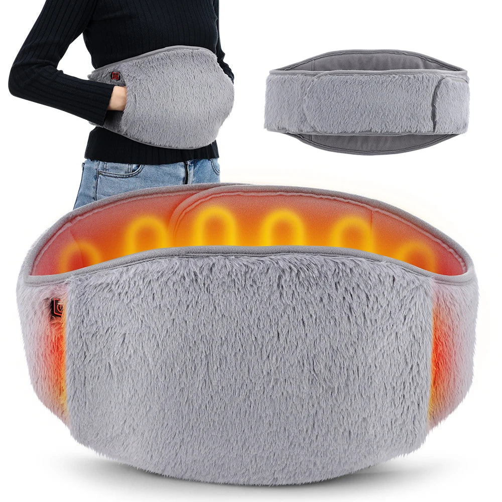 Electric Heated Waist and Hand Warmer Belt for Menstrual Pain Relief - 18
