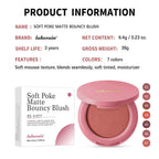 Matte Cream to Powder Bouncy Blush for Natural Flush