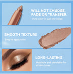Creamy Eyeshadow Stick for Long-Lasting Shimmer Eye Makeup