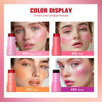 Cooling Water Jelly Blush Stick for Cheeks and Lips