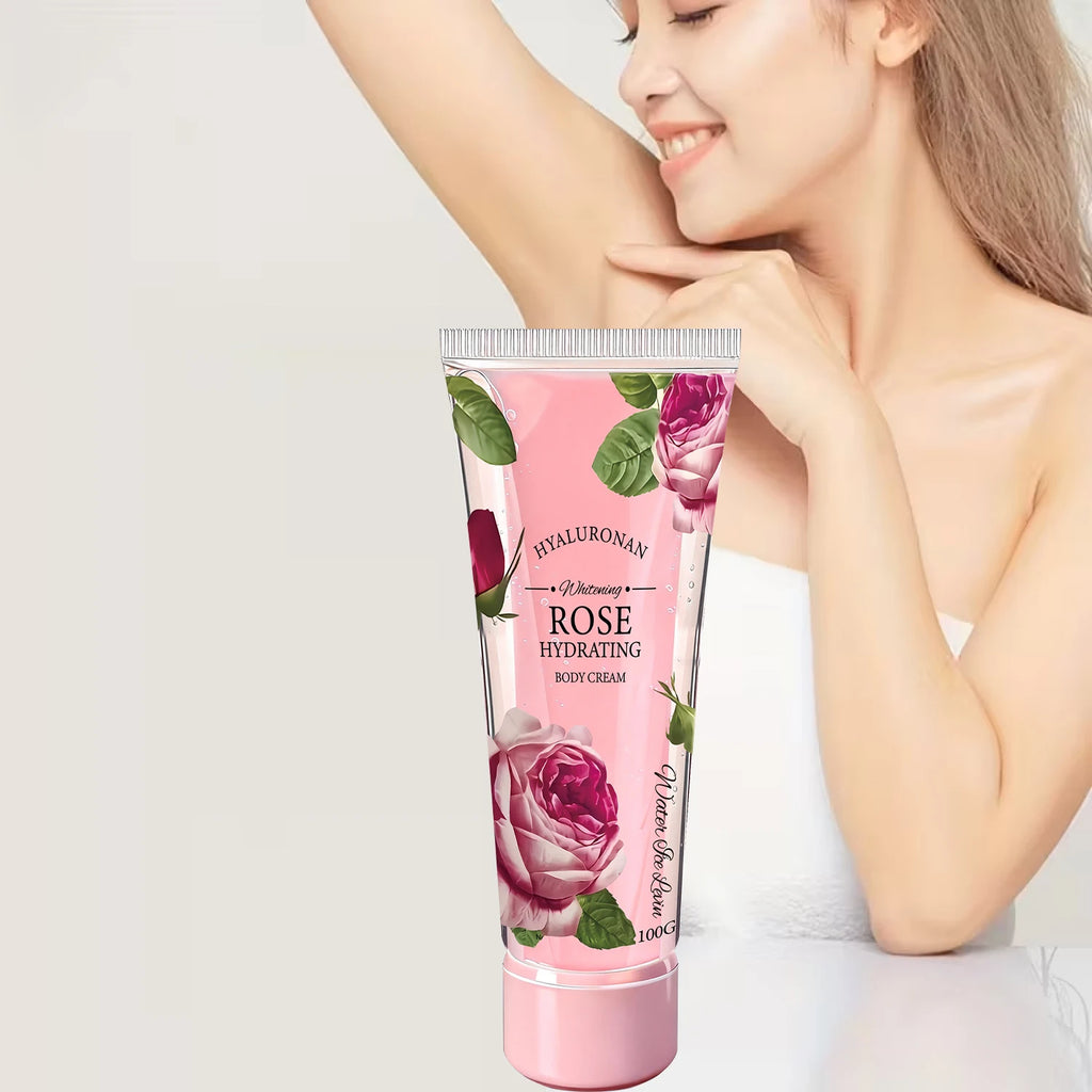 Water Ice Levin Rose Body Cream Hydrating Firming Moisturizer