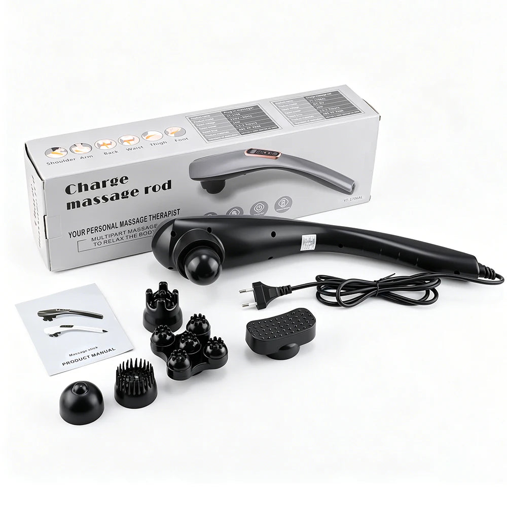 Handheld Electric Percussion Massager for Full Body Pain Relief