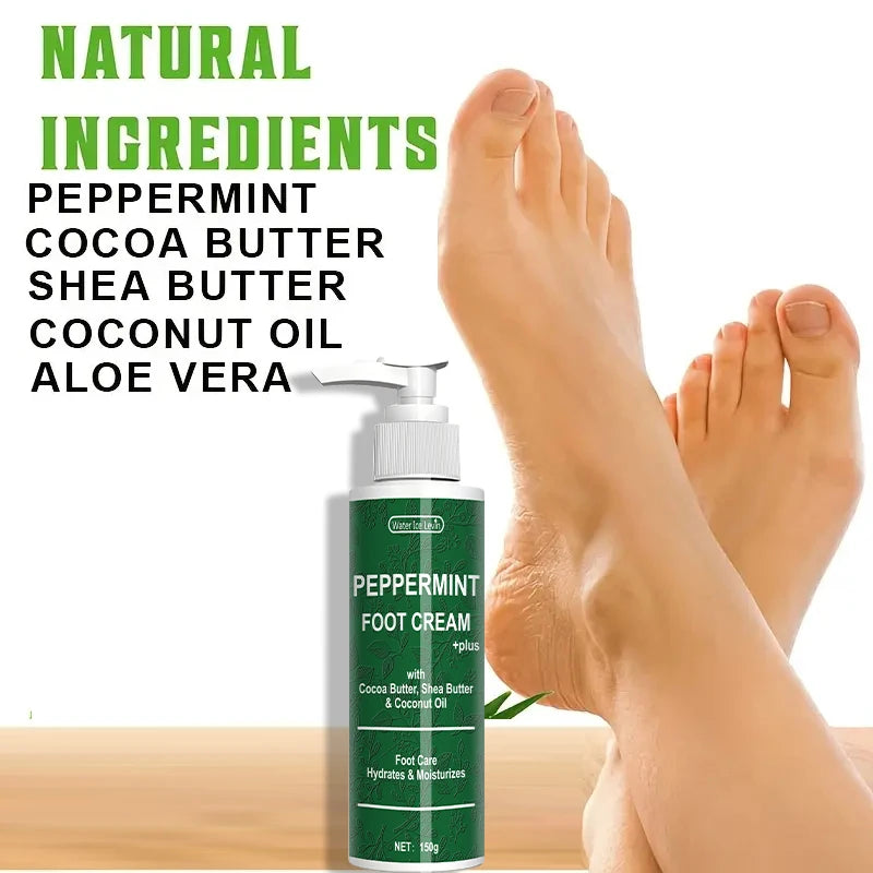Peppermint Foot Cream Moisturizing Dry Skin Repair Treatment 150g