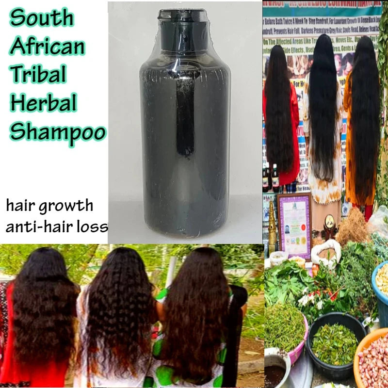 South African Tribal Herbal Shampoo for Hair Growth and Anti Hair Loss