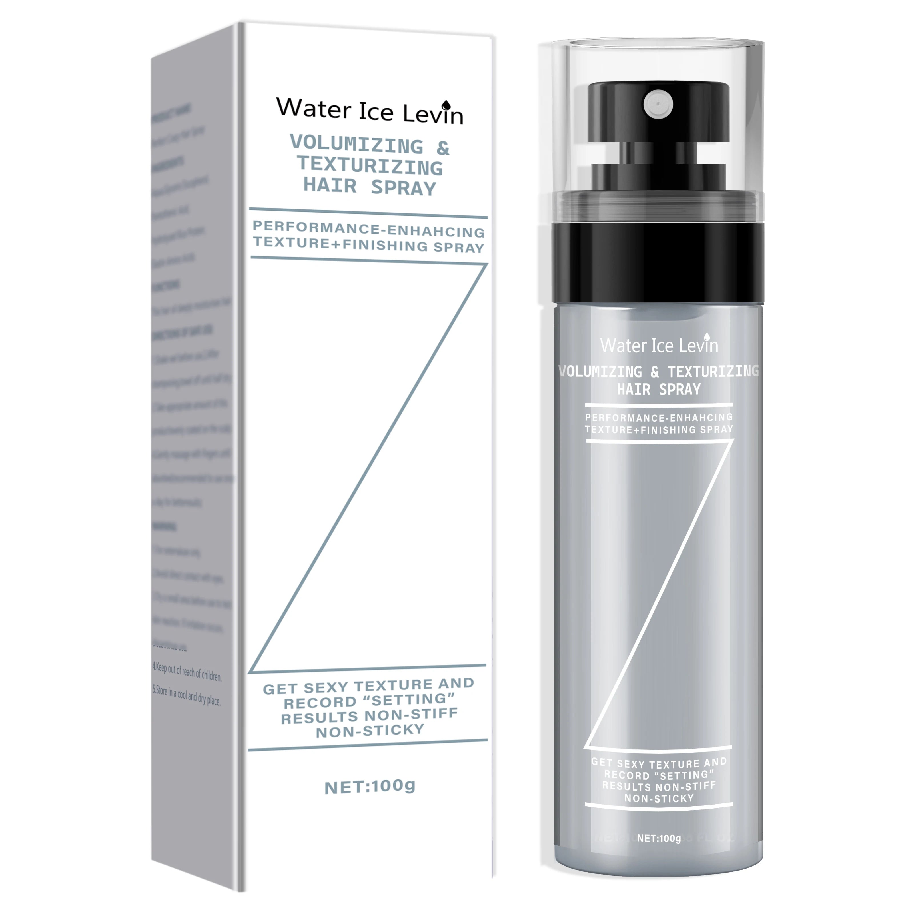 Water Ice Levin Volumizing Hair Spray Texturizing Styling Mist 100ml - 8