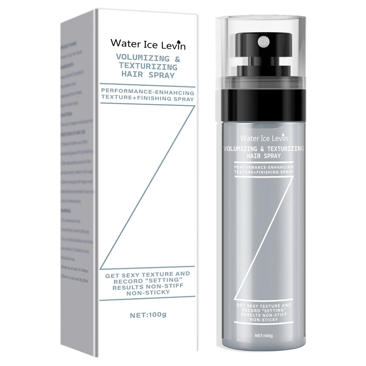 Water Ice Levin Volumizing Hair Spray Texturizing Styling Mist 100ml