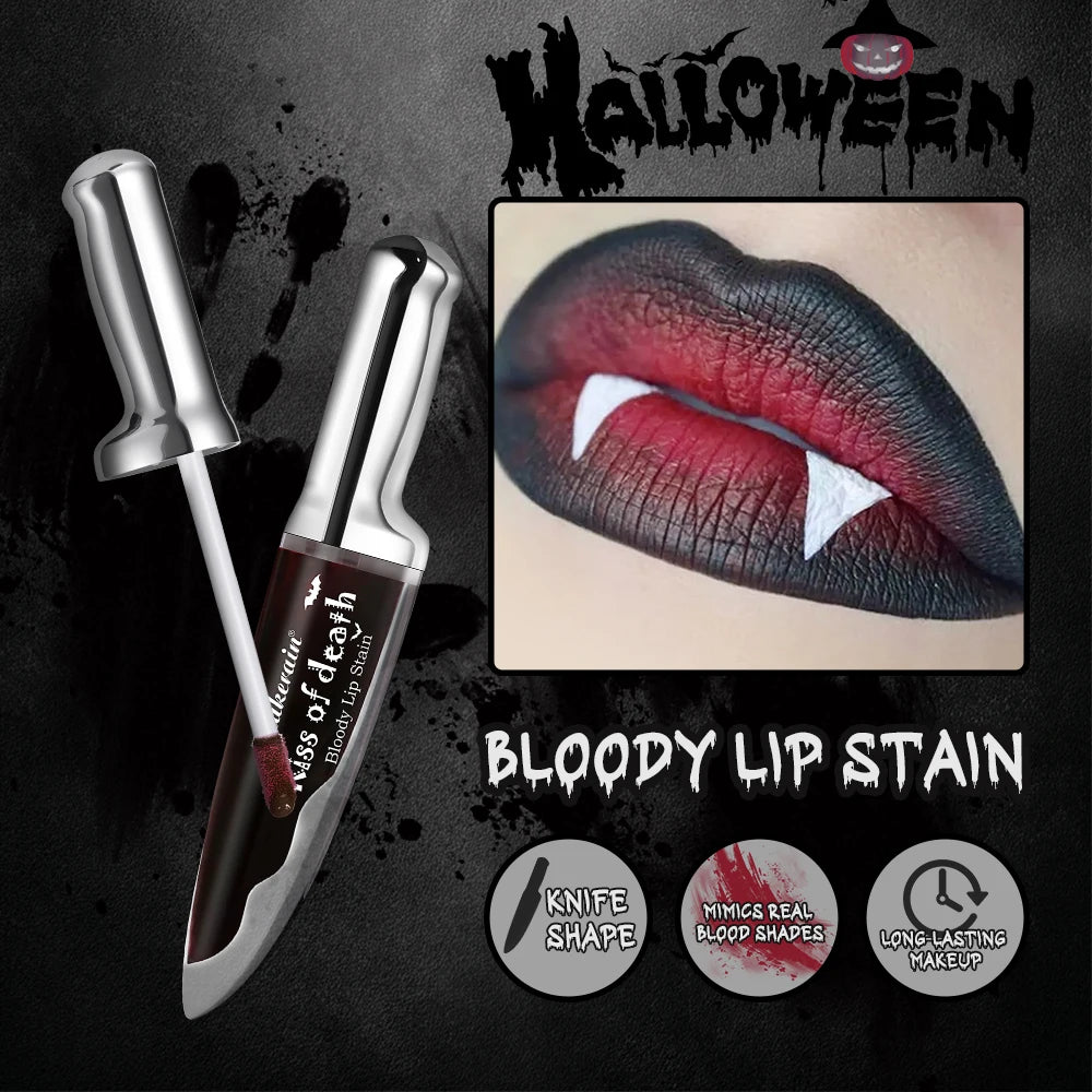 Bloody Matte Lip Stain for Halloween and Costume Makeup - 8