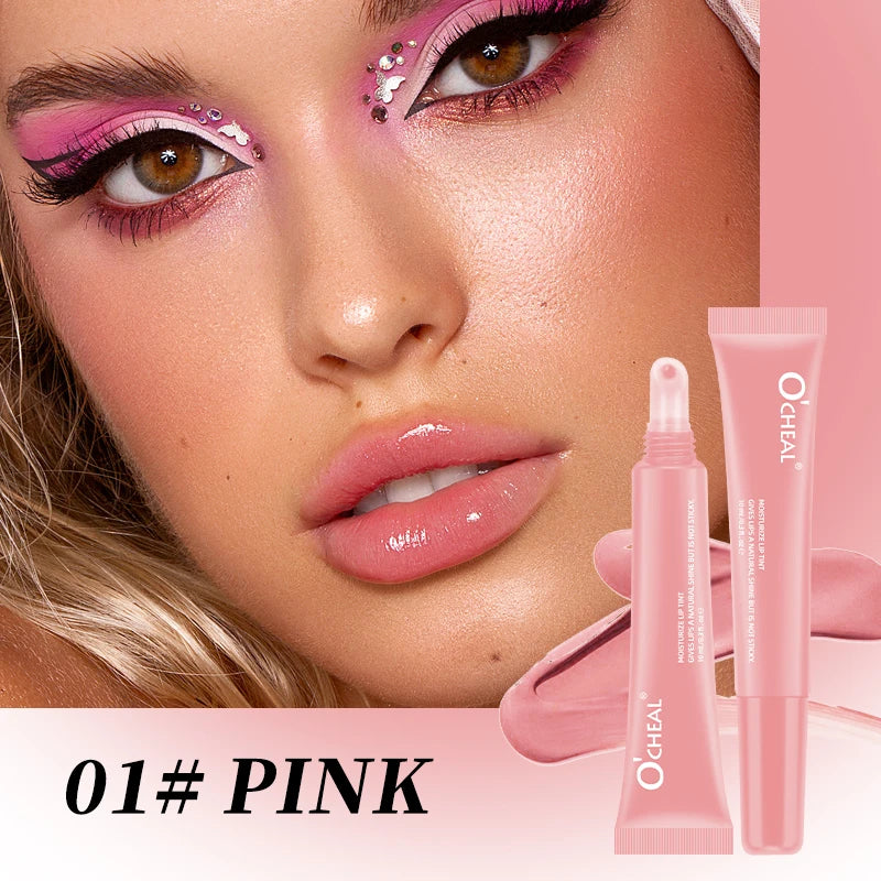 O'CHEAL Moisturizing Lip Gloss Waterproof Long Lasting Tinted Makeup
