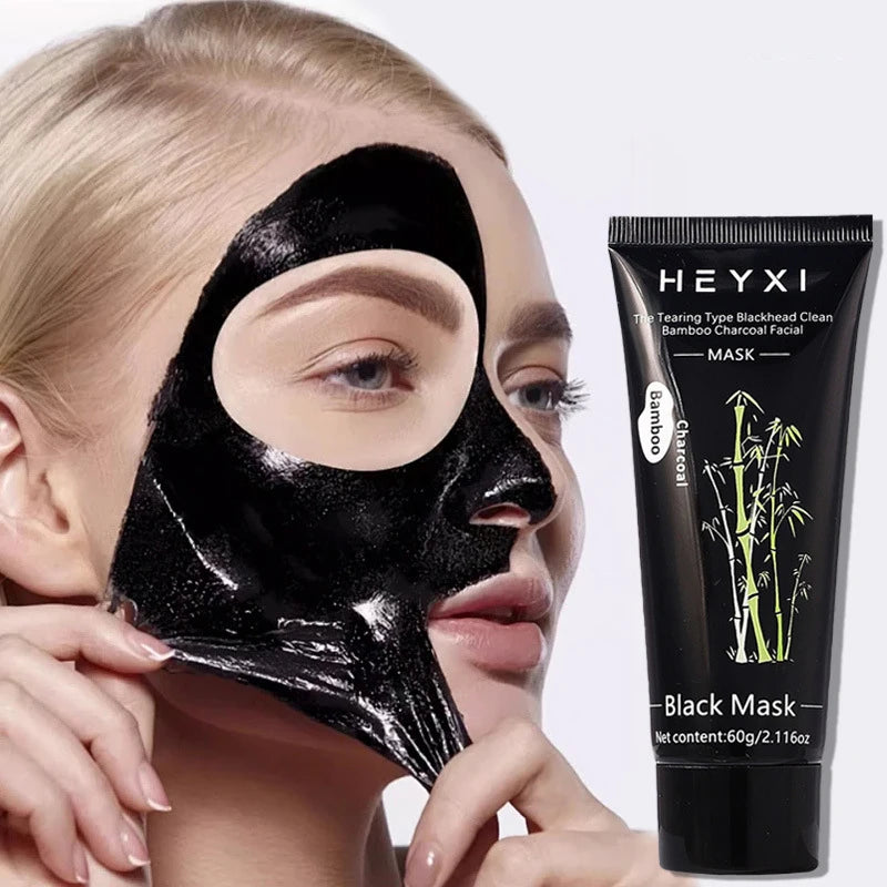 HEYXI Bamboo Charcoal Peel Off Facial Mask for Deep Pore Cleansing