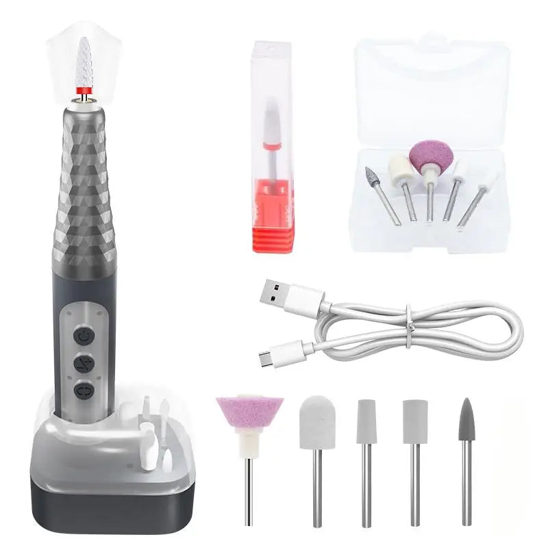 Cordless Electric Nail Drill Kit for Manicure and Pedicure - 18