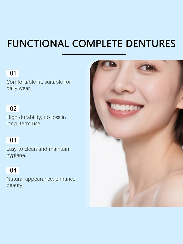 Instant Silicone Veneer Dentures for a Confident Smile