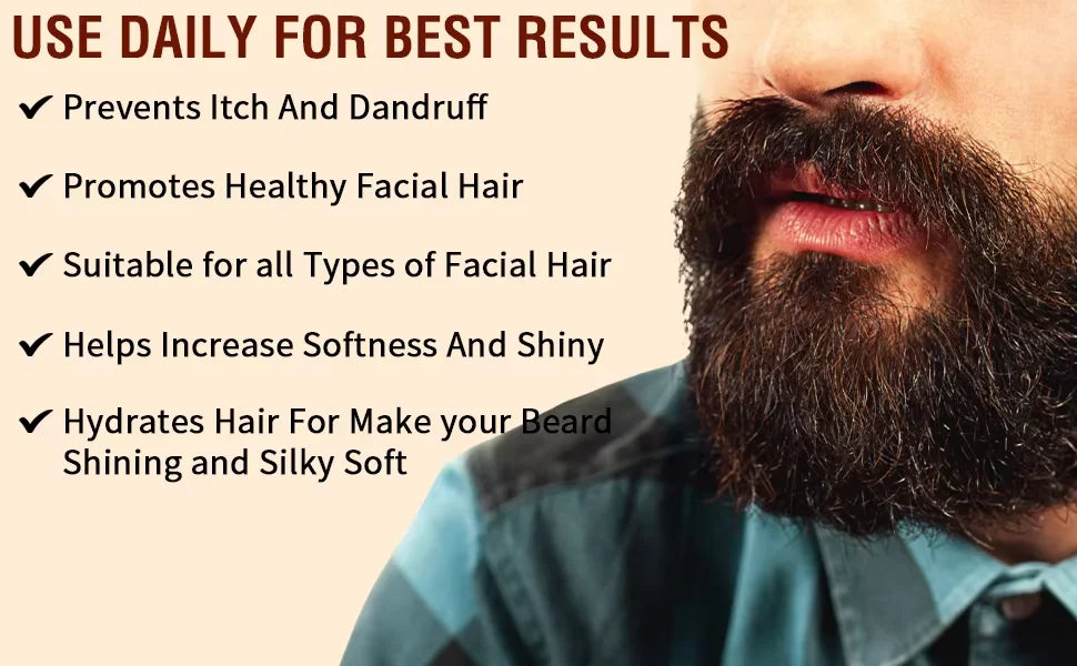 Goiple Beard Growth Oil and Balm Grooming Kit for Men