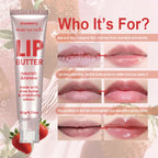 Strawberry Shea Butter Lip Balm Moisturizing and Renewing Lip Care 20g