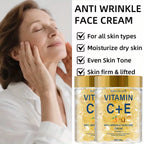 Vitamin C E Retinol Anti Wrinkle Cream Moisturizing Face Skincare