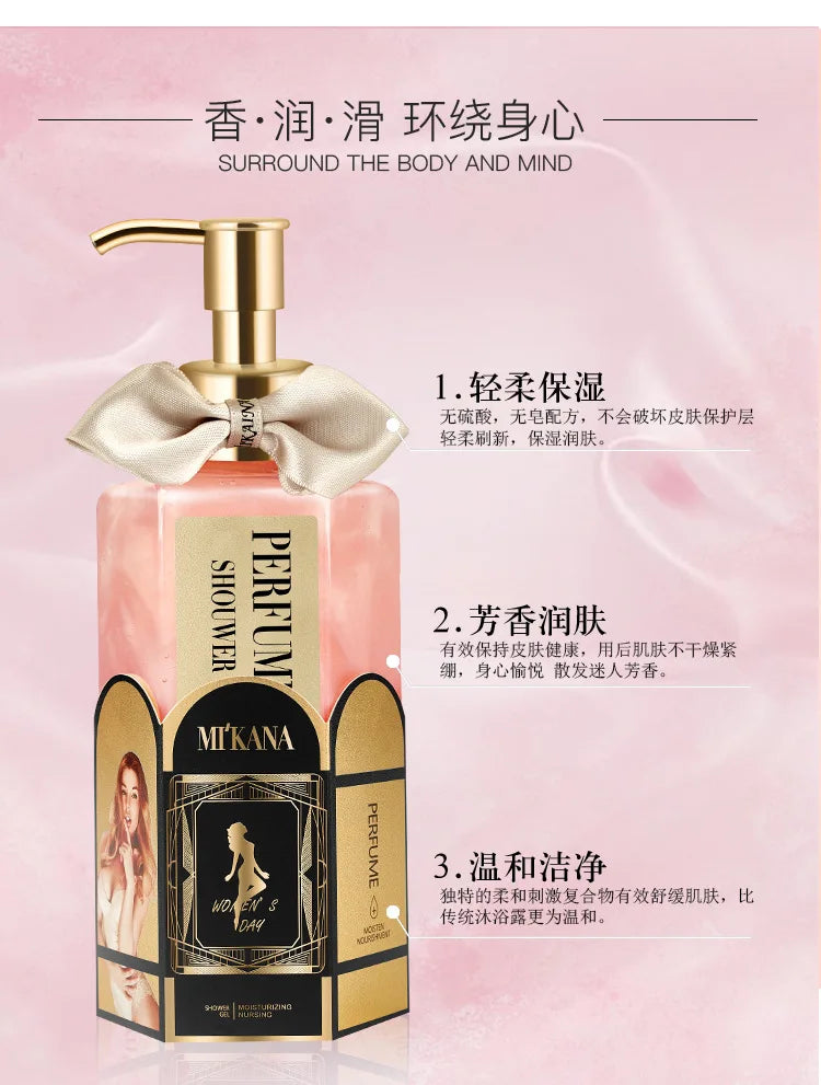 Mikana Perfume Shower Gel Moisturizing Body Wash Deep Cleansing