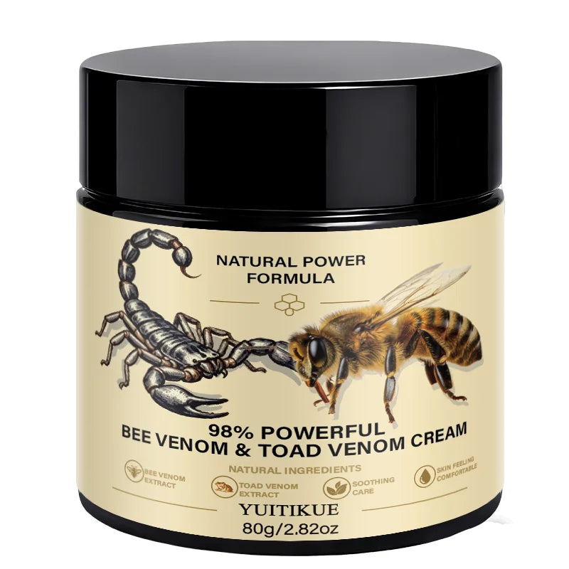 YUITIKUE Bee and Toad Venom Joint Cream Natural Body Nourishing Balm - 13