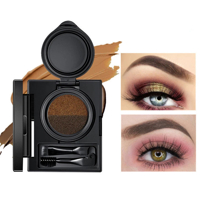 Two Tone Matte Eyebrow Cream Long Lasting Waterproof Brow Makeup - 1