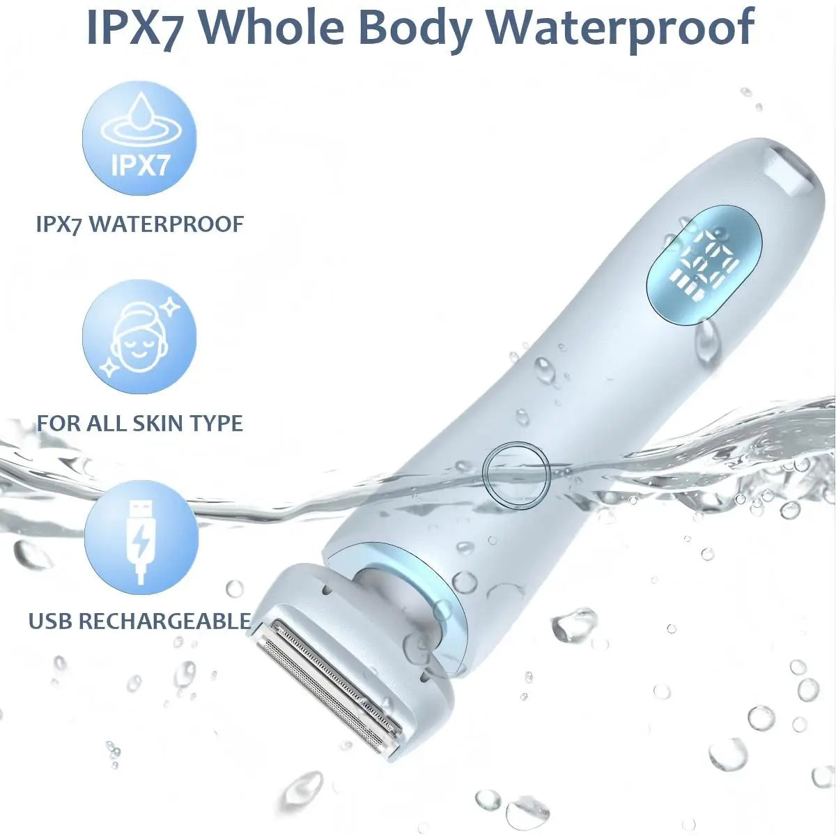 Painless Electric Hair Remover for Women - 5