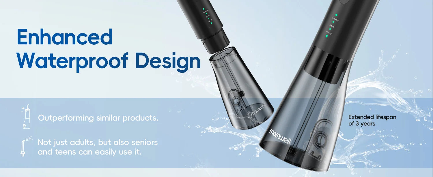 Electric Toothbrush and Portable Water Flosser Oral Care Kit - 11