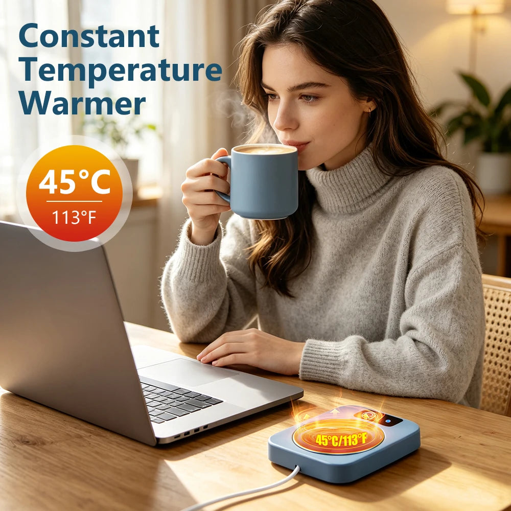 Electric Desktop Mug Warmer for Coffee and Tea - 7