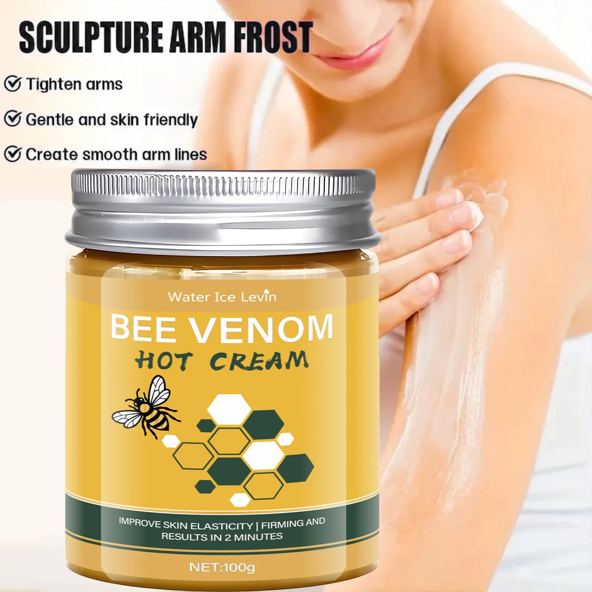 Bee Venom Hot Cream Firming Body Lotion Anti Aging Skin Tightening 300g