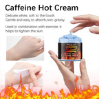 Caffeine Hot Cream Firming Body Moisturizer for Workout and Massage