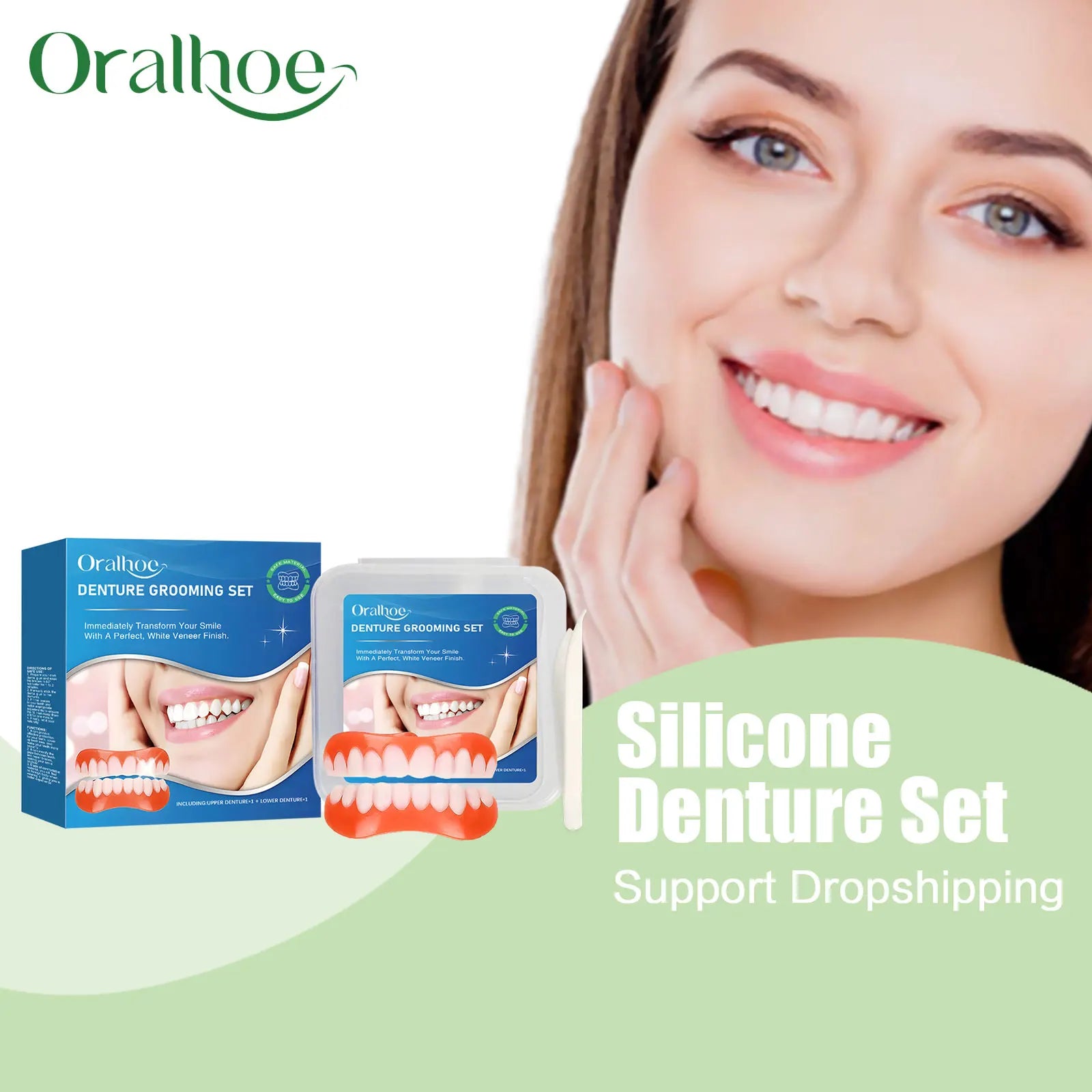 Temporary Silicone Denture Set for Smile Restoration - 10
