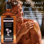YUITIKUE Coconut Tanning Lotion Natural Sunless Bronzer for Glowing Skin