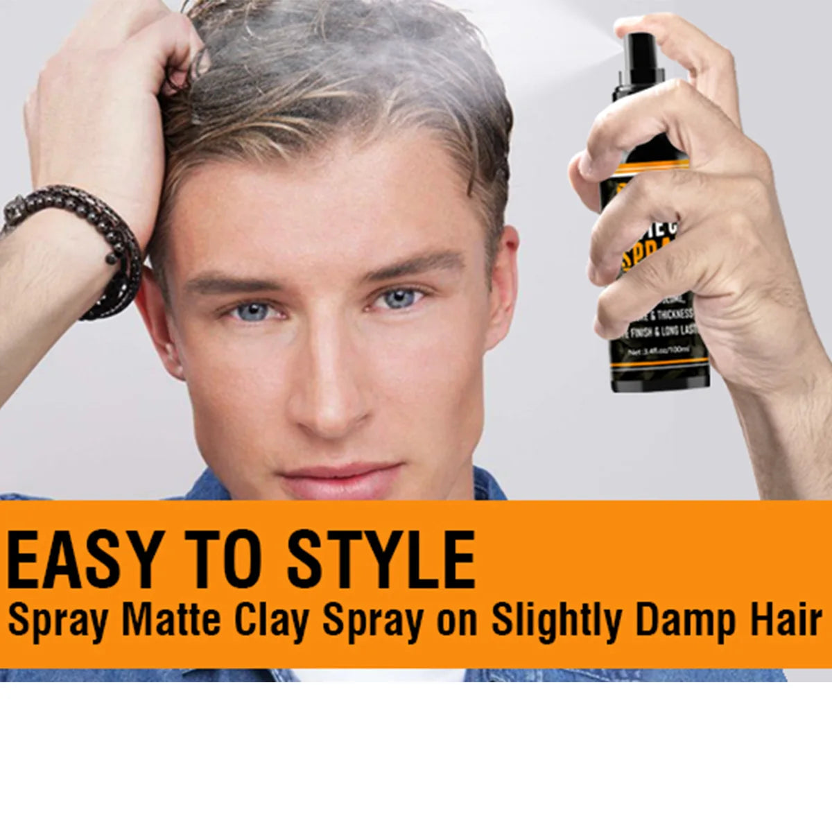 Goiple Matte Clay Hair Spray for Men Texturizing Volume Styling Mist - 3
