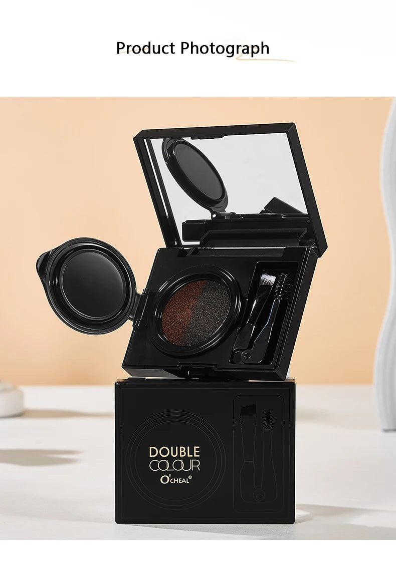 Two Tone Matte Eyebrow Cream Long Lasting Waterproof Brow Makeup