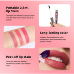 Peel-Off Long-Lasting Waterproof Lip Stain Tint