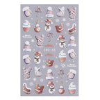 Festive Christmas Cartoon Nail Art Decals