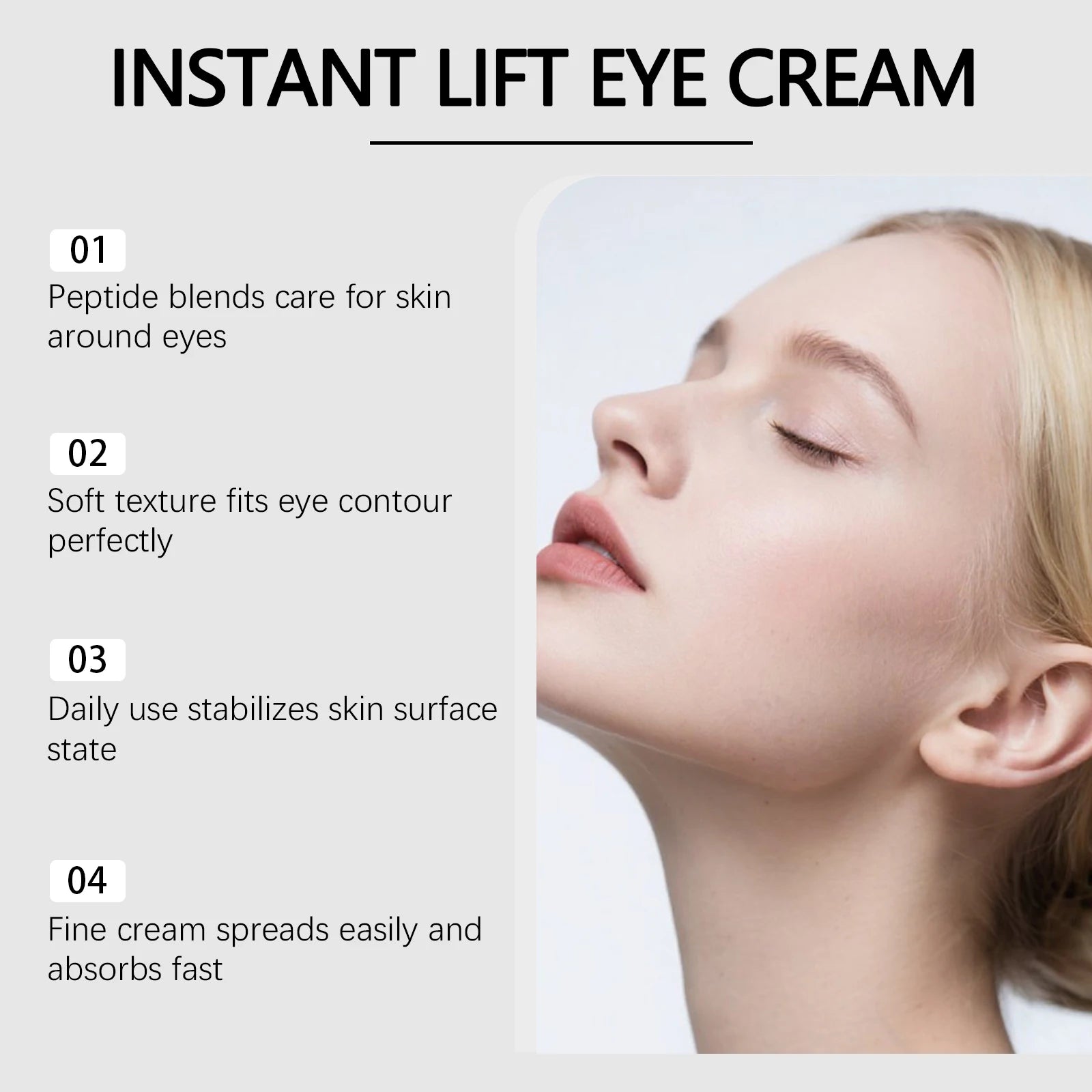 Lifting and Firming Eye Cream for Dark Circles and Fine Lines - 10