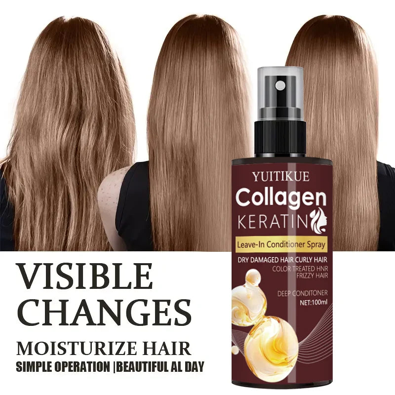 Collagen and Keratin Leave In Hair Conditioner Spray 100ml
