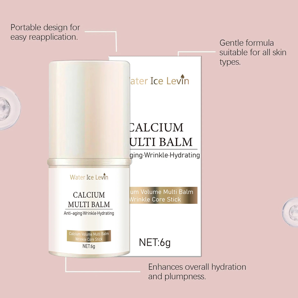 Calcium Hydration Multi Balm Stick Anti Aging Wrinkle Moisturizer