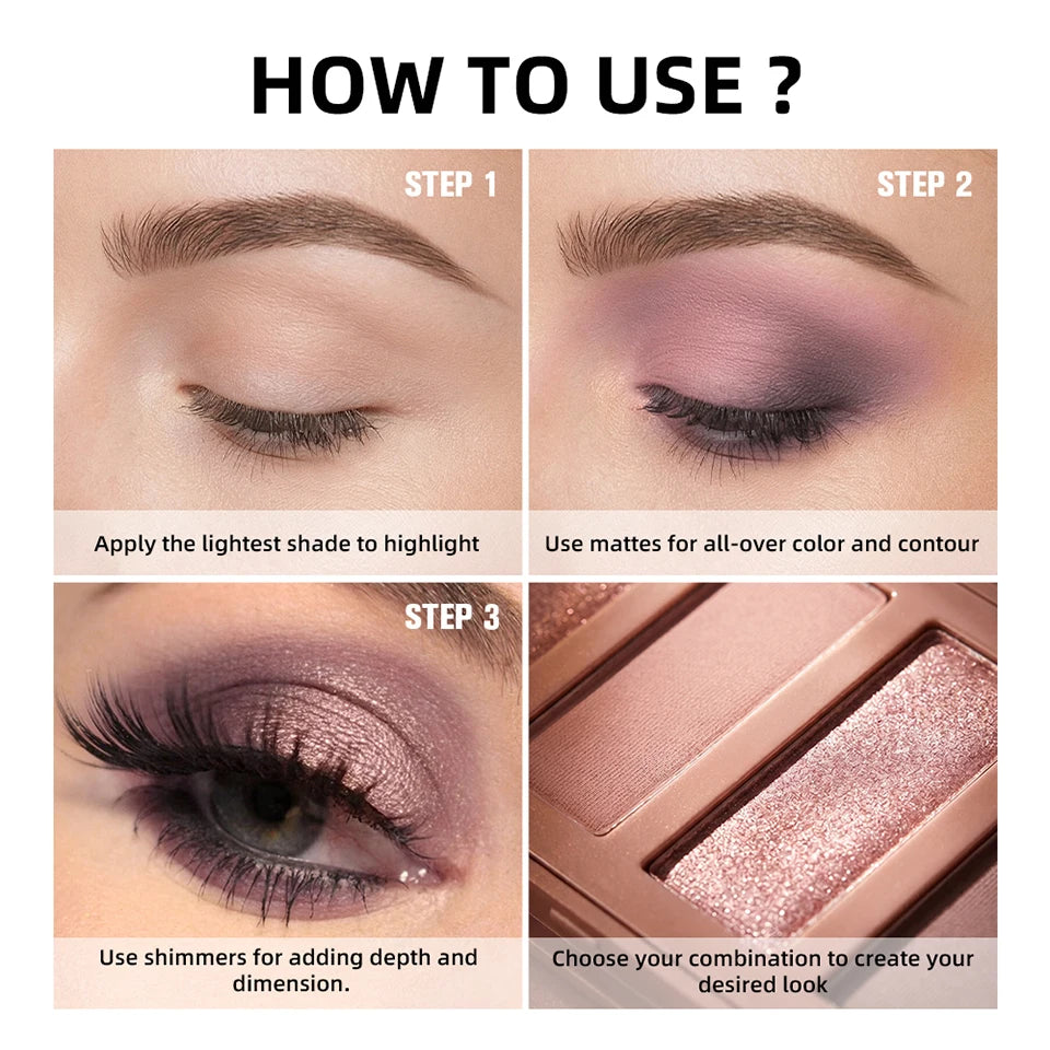 Matte and Shimmer Eyeshadow Palette