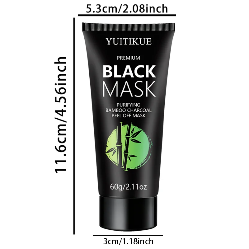 YUITIKUE Bamboo Charcoal Peel Off Mask Deep Pore Cleansing Blackhead Remover - 14