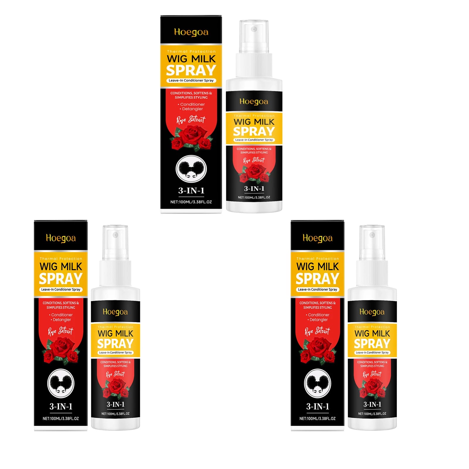 3-in-1 Leave-In Wig Conditioning and Detangling Spray - 14