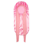 Extra Large Silk Satin Sleep Bonnet with Elastic Hair Band