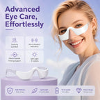 LED Red Light Eye Massager for Dark Circles and Puffiness