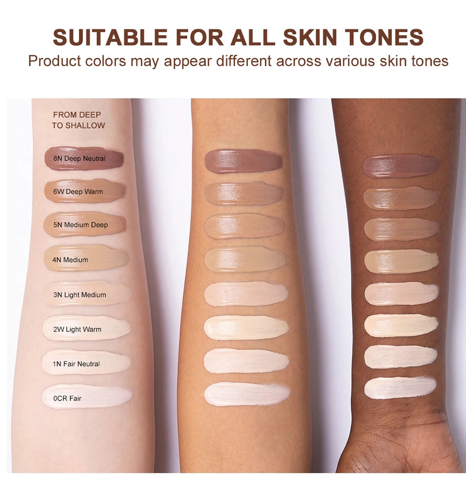 Full Coverage Waterproof Liquid Concealer for Dark Circles and Blemishes - 15