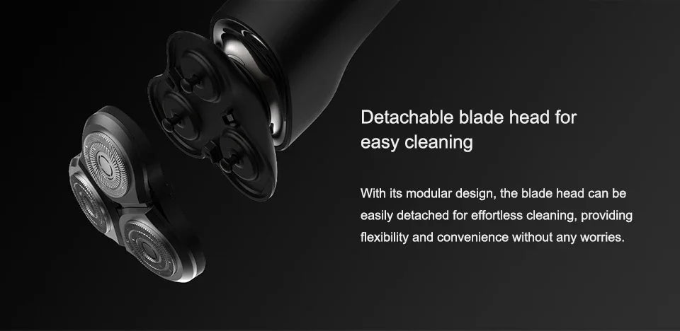 Mijia S500 Electric Shaver 3 Blade Wet Dry Beard Trimmer Razor - 21