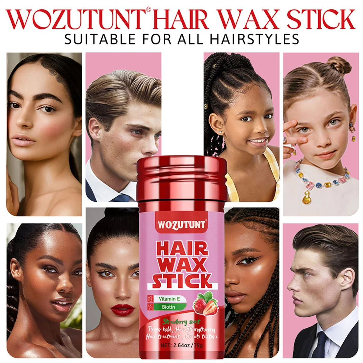 Hair Wax Stick Styling Pomade for Frizzy Hair and Flyaways - 15