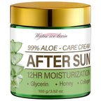 99% Aloe Vera After Sun Cream Moisturizer with Collagen and Glycerin
