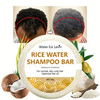 Rice Water Shampoo Bar Organic Hair Growth and Conditioning Soap 60g