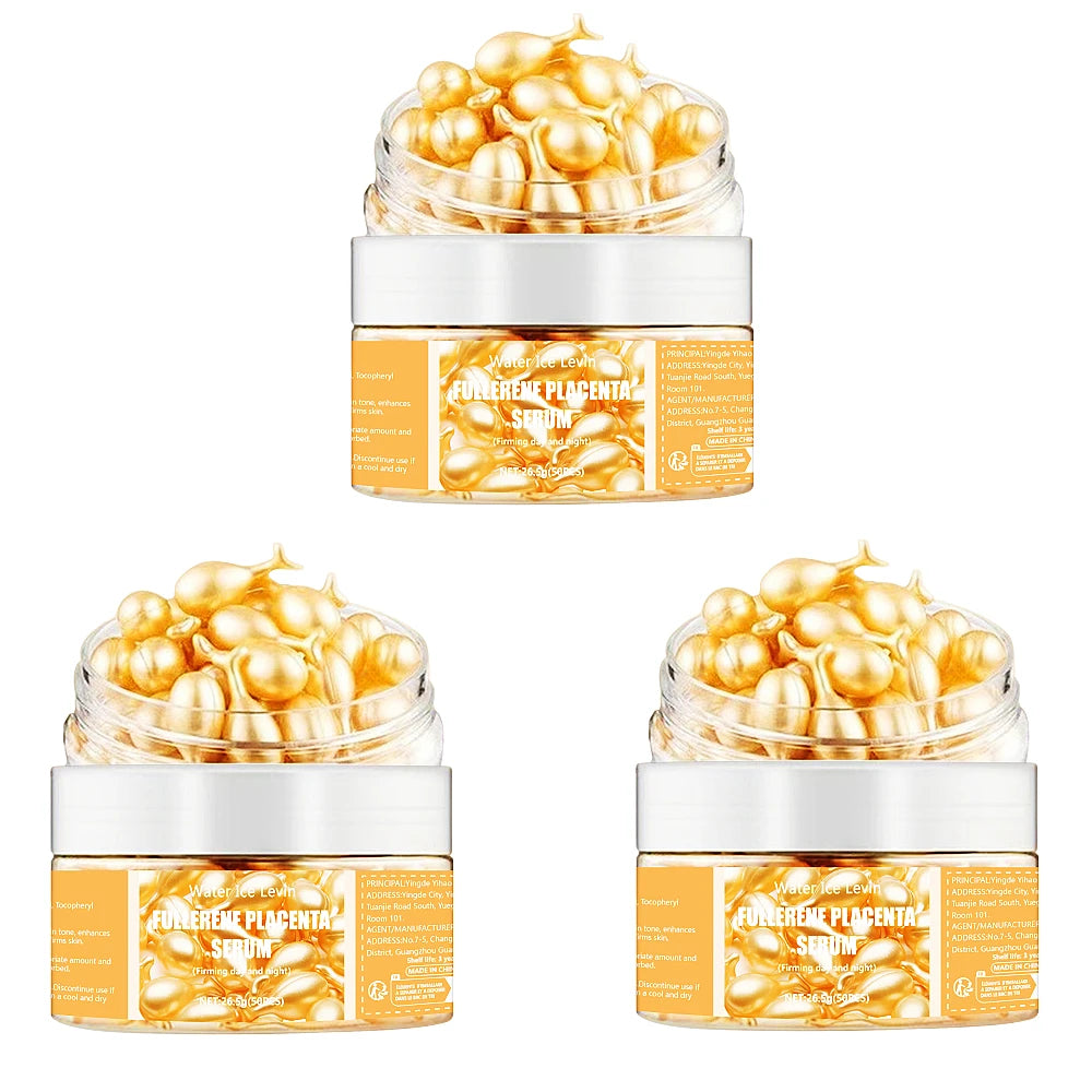 Collagen Face Serum Capsules Anti Aging Wrinkle Remover Skin Care