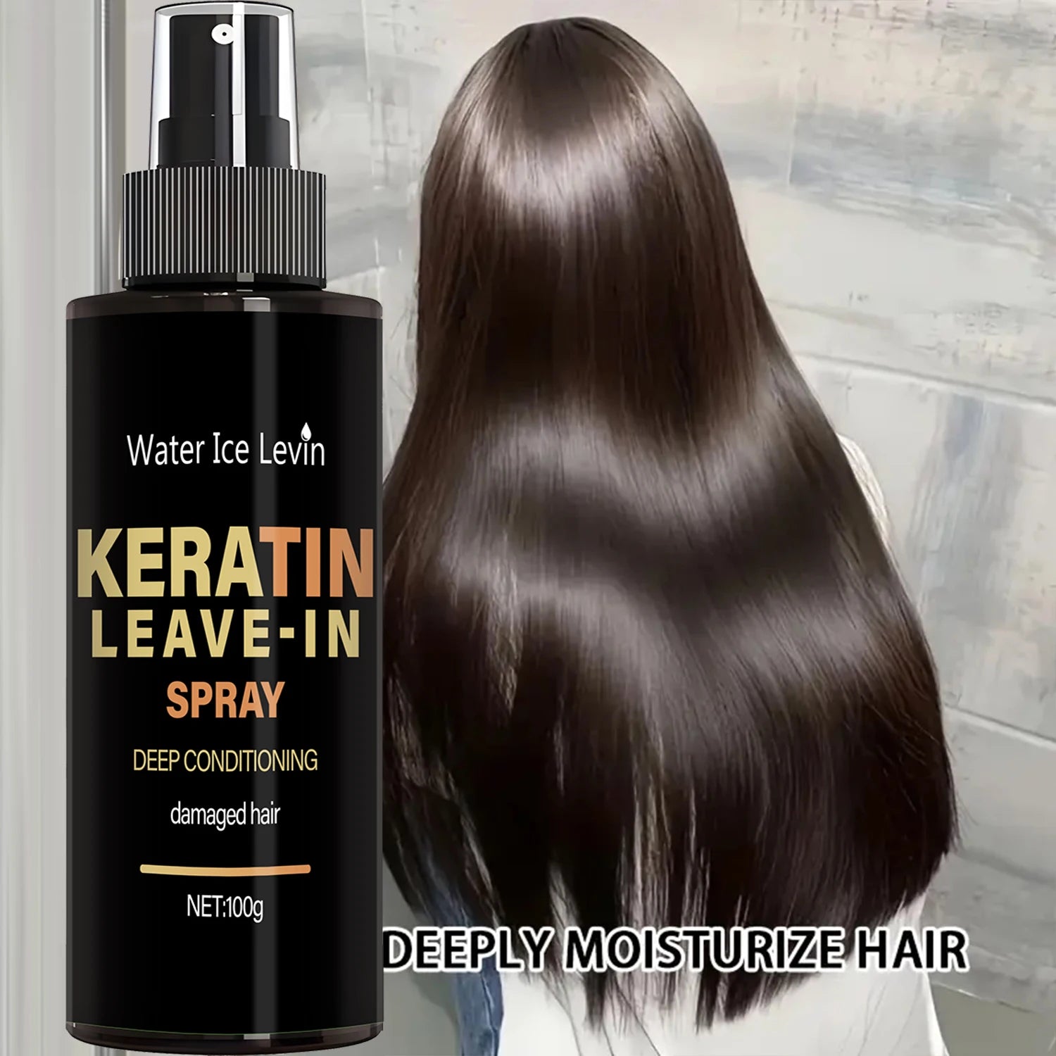 Keratin and Biotin Leave In Hair Spray Deep Conditioning Treatment 100g - 11