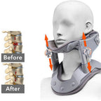 Heated Adjustable Cervical Neck Traction Stretcher and Support