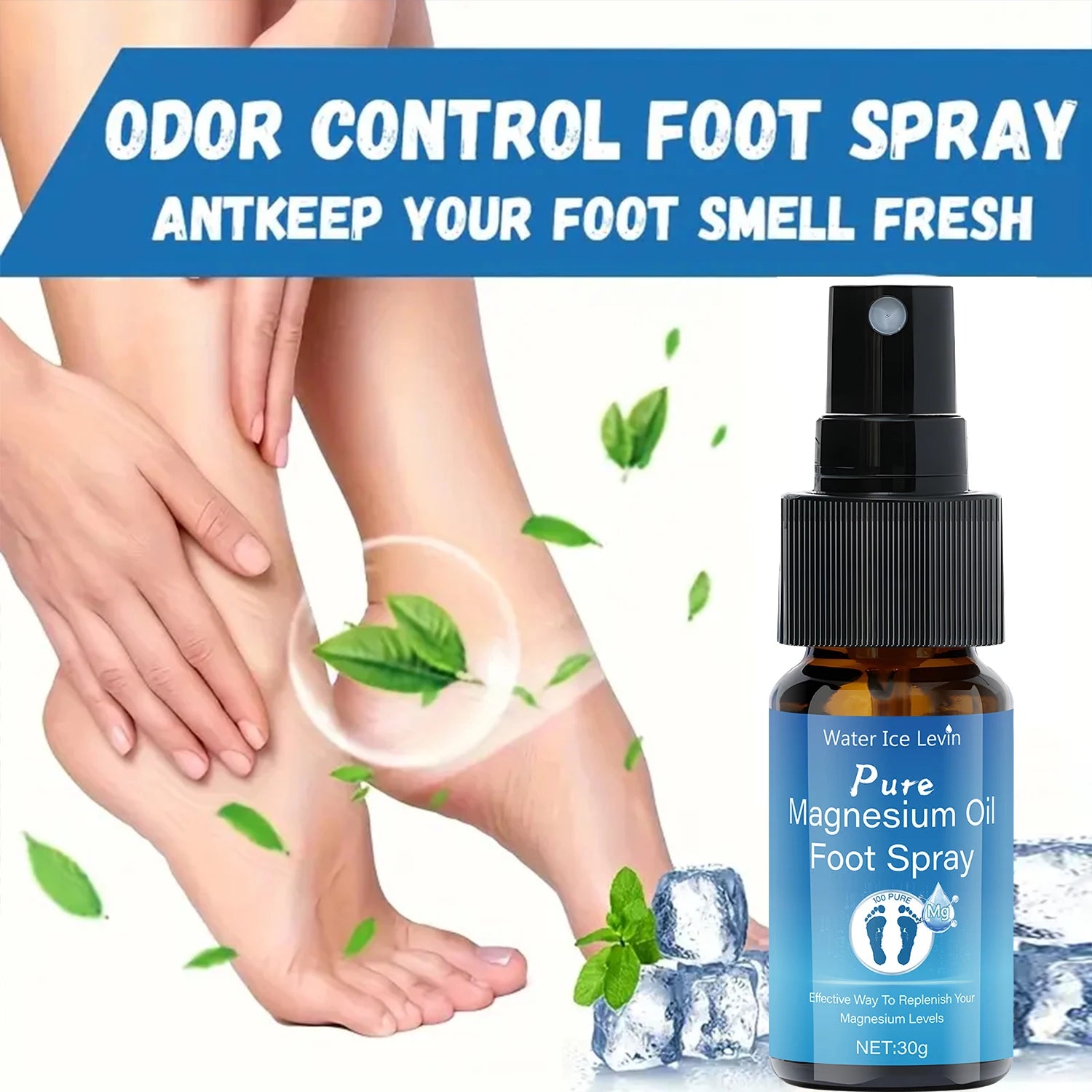 Magnesium Oil Foot Spray Soothing Relief for Tired Feet - 2
