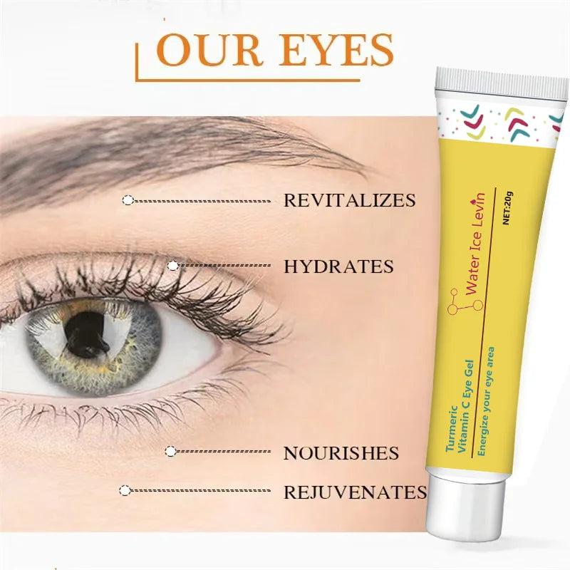 Turmeric Vitamin C Eye Cream Dark Circle Remover and Firming Serum